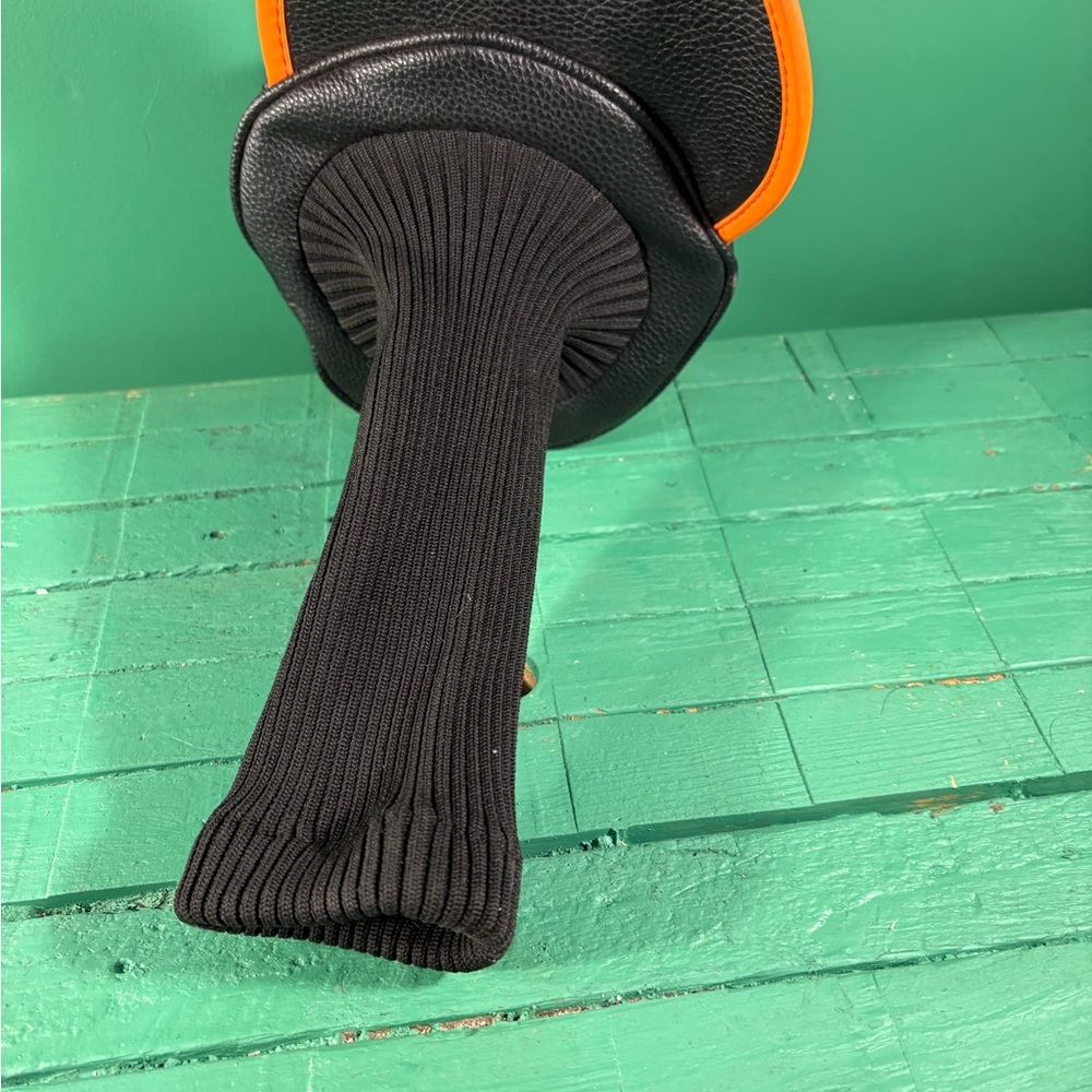 Black and Orange Golf Club Cover - Picture 6 of 6